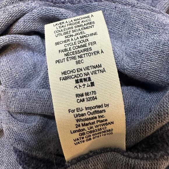 Free People We The Free Classic Blue Burn Out Short Sleeves Tee Size XS - Picture 5 of 5